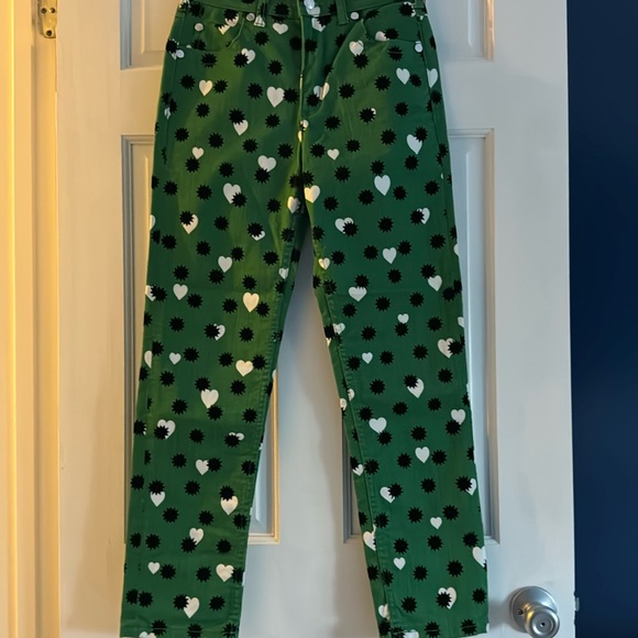 Fun Green Jeans cute with blazer and loafers#stpatrick - Picture 1 of 8